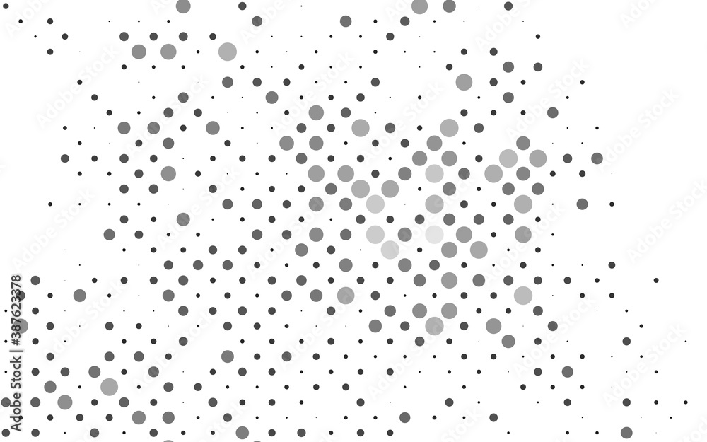 Light Silver, Gray vector pattern with spheres. Light Silver, Gray vector pattern with spheres.