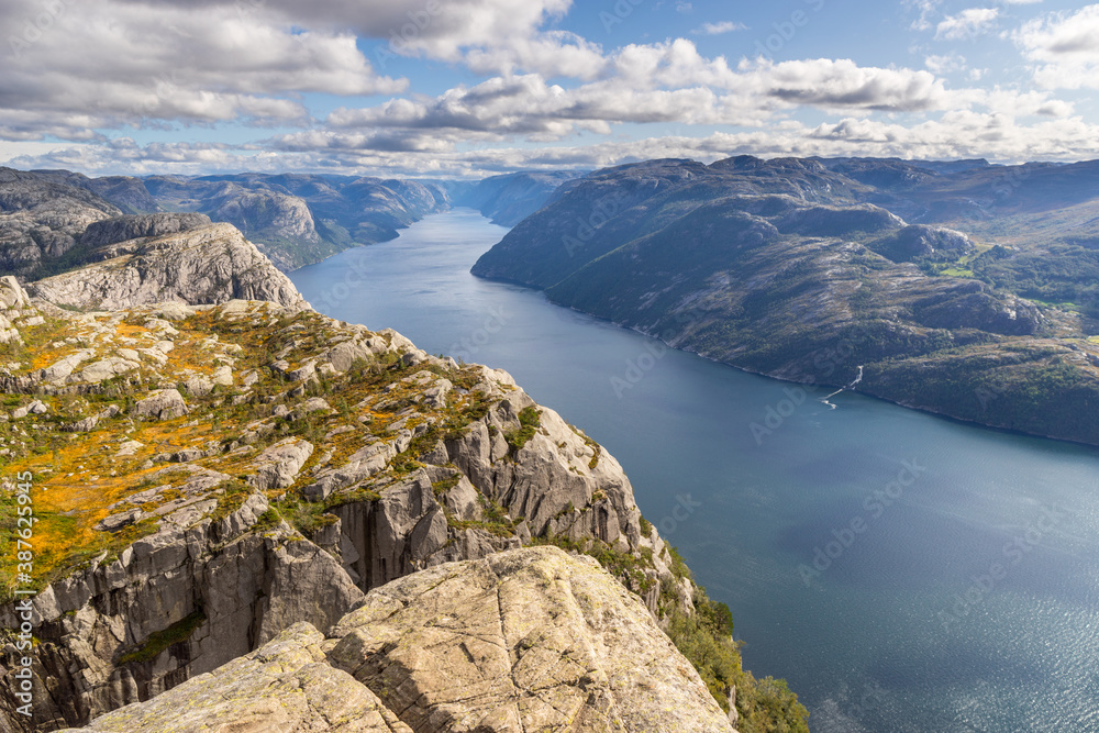 View of Lysefjord near Stavanger, Norway