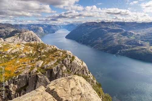 View of Lysefjord near Stavanger  Norway