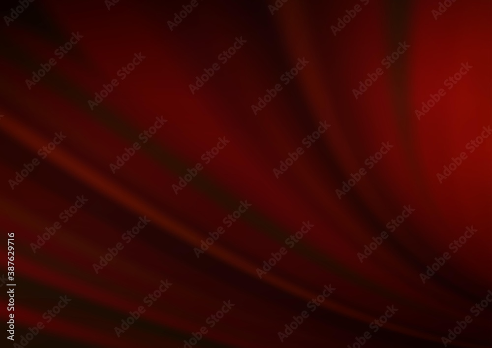 Dark Red vector blurred and colored background.