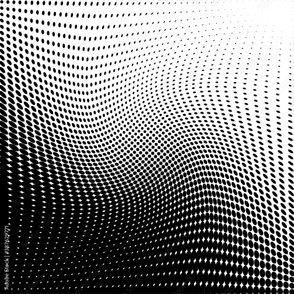 Light halftone dots grunge wide background
