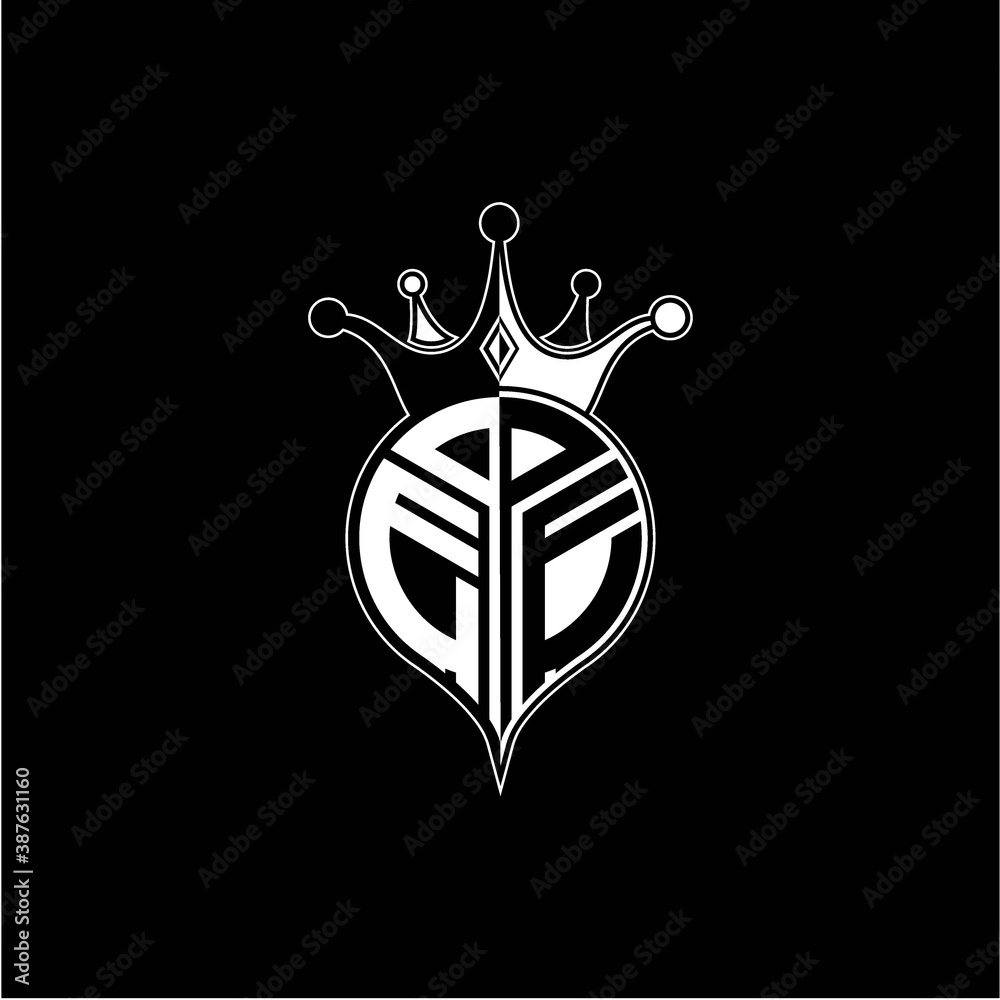 E E circle monogram logo emblem style with clown crown shape vector decoration E E circle monogram logo emblem style with clown crown shape vector decoration