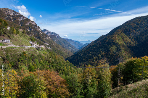 Autumn Landscape, Region Lago Maggiore, Ascona, Ticino, Switzerland