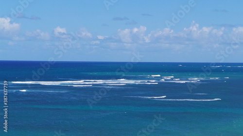 sea and waves and sky