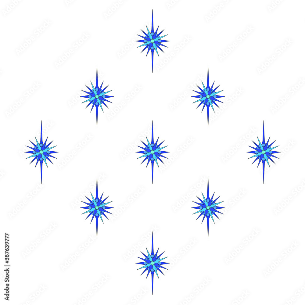 vector patrón estrellas azules sobre fondo blanco vector patrón estrellas azules sobre fondo blanco