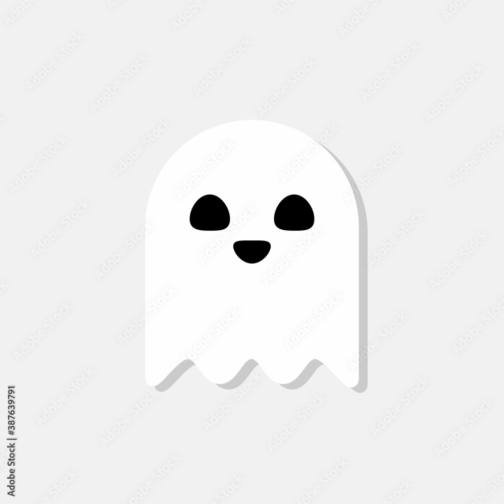 Halloween ghost, scary or cute cartoon spooky ghost, Halloween holiday. Halloween ghost, scary or cute cartoon spooky ghost, Halloween holiday.
