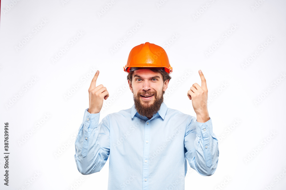emotional men orange helmet engineer construction industry lifestyle cropped view emotional men orange helmet engineer construction industry lifestyle cropped view