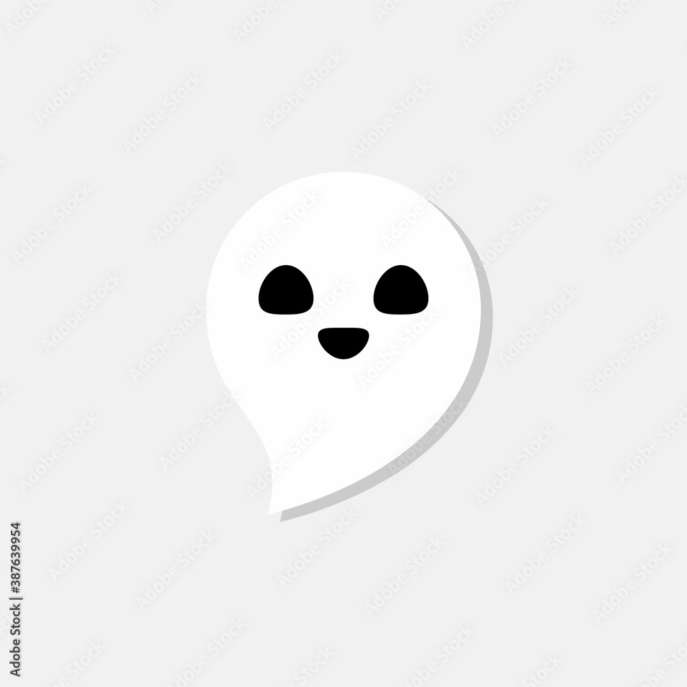 Halloween ghost, scary or cute cartoon spooky ghost, Halloween holiday. Halloween ghost, scary or cute cartoon spooky ghost, Halloween holiday.