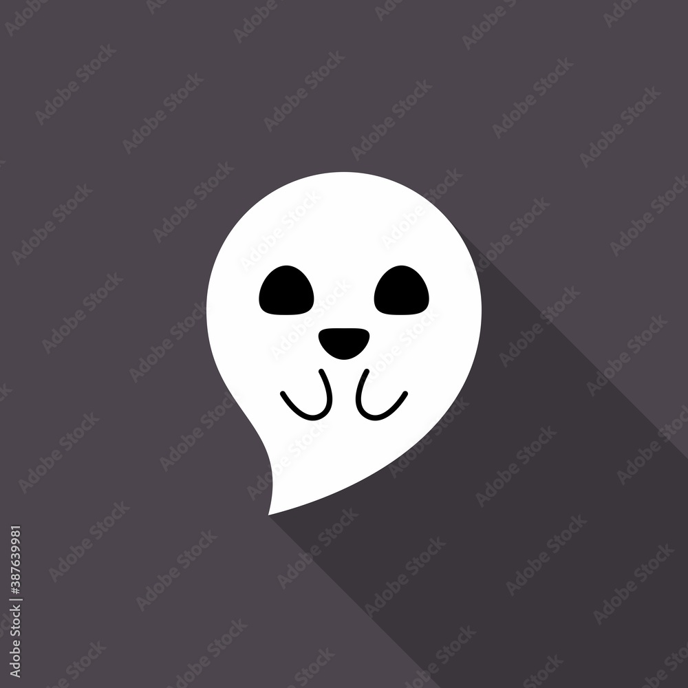 Halloween ghost, scary or cute cartoon spooky ghost, Halloween holiday. Halloween ghost, scary or cute cartoon spooky ghost, Halloween holiday.