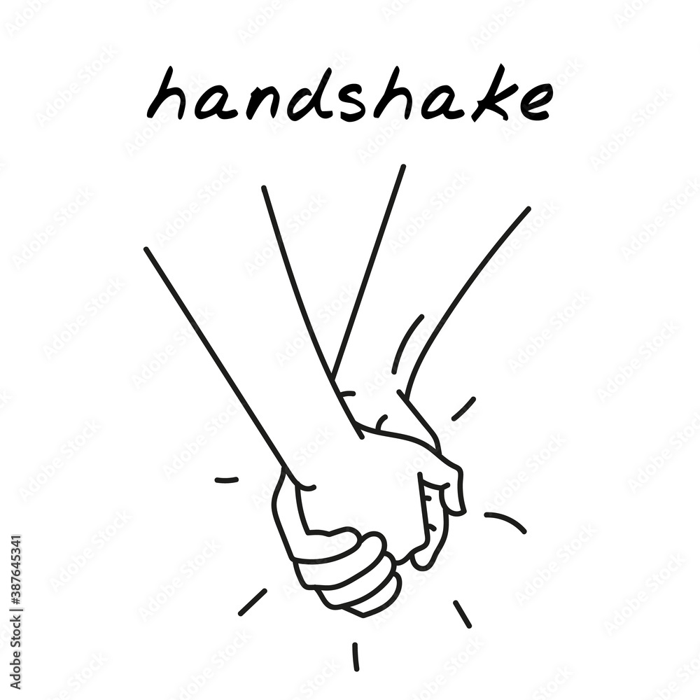 Couple holding hands handdrawn illustration. Cartoon vector clip art of a couple holding hands. Black and white sketch with concept of love, unity, romantic, relationships, friendship, marriage Couple holding hands handdrawn illustration. Cartoon vector clip art of a couple holding hands. Black and white sketch with concept of love, unity, romantic, relationships, friendship, marriage