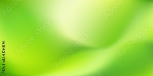 	
Nature blurred background. Abstract Green gradient backdrop. Vector illustration. Ecology concept for your graphic design, banner, wallpaper or poster, website