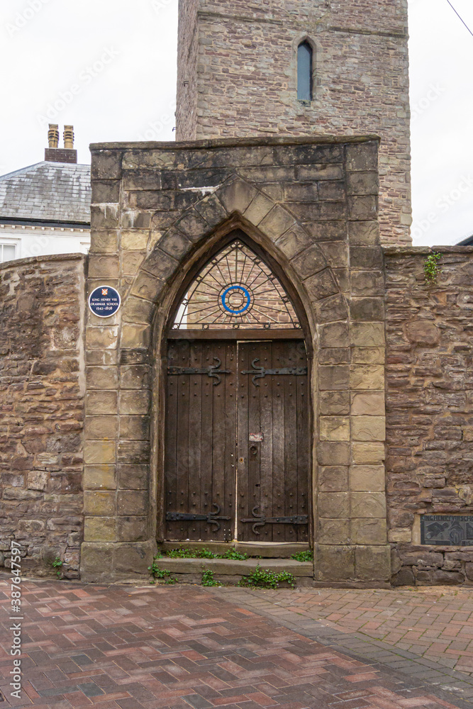 Old Gate in Abergavenny, Wales, UK