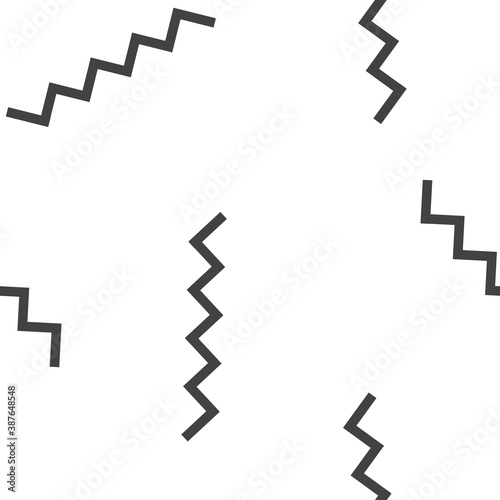 Vector staircase icon seamless pattern on a white background.