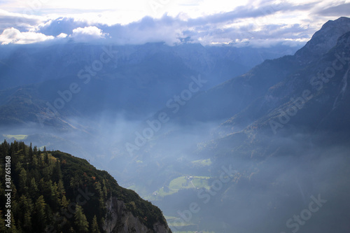 Morning mood in the Austrian Alps 