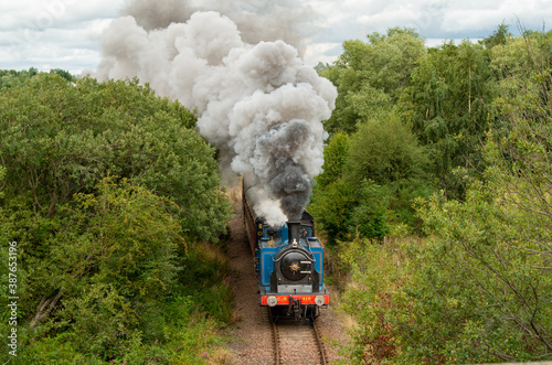 steam train smoke rail retro photo