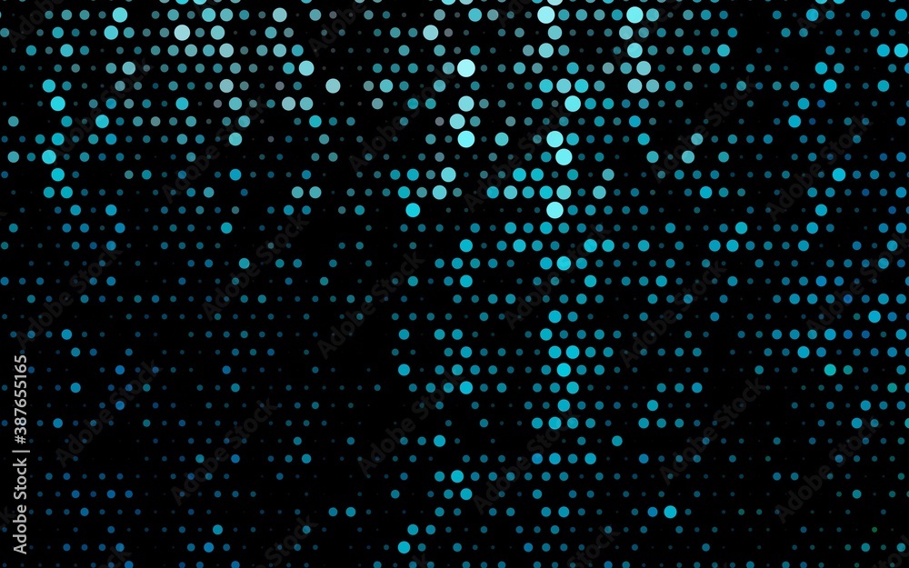 Dark BLUE vector backdrop with dots. Dark BLUE vector backdrop with dots.