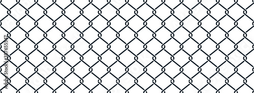Fence black geometric background texture - stock vector
