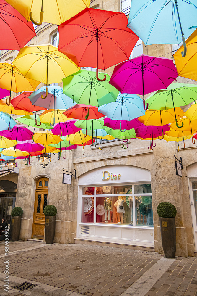 View of Paris Royal Village with an "umbrella sky". Paris Royal Village