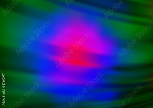 Dark Multicolor, Rainbow vector abstract template.