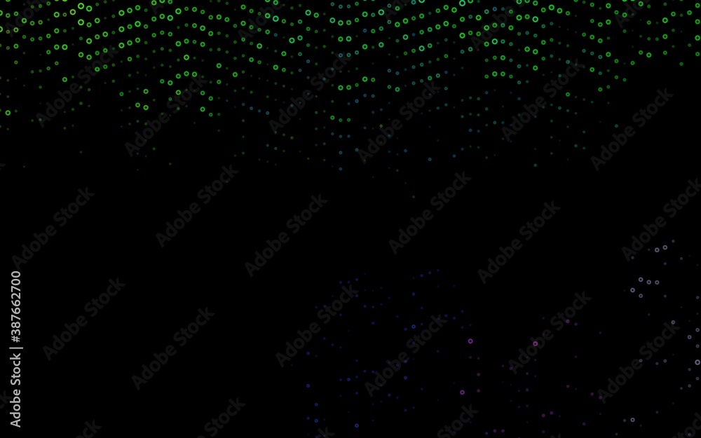 Light Multicolor, Rainbow vector cover with spots.