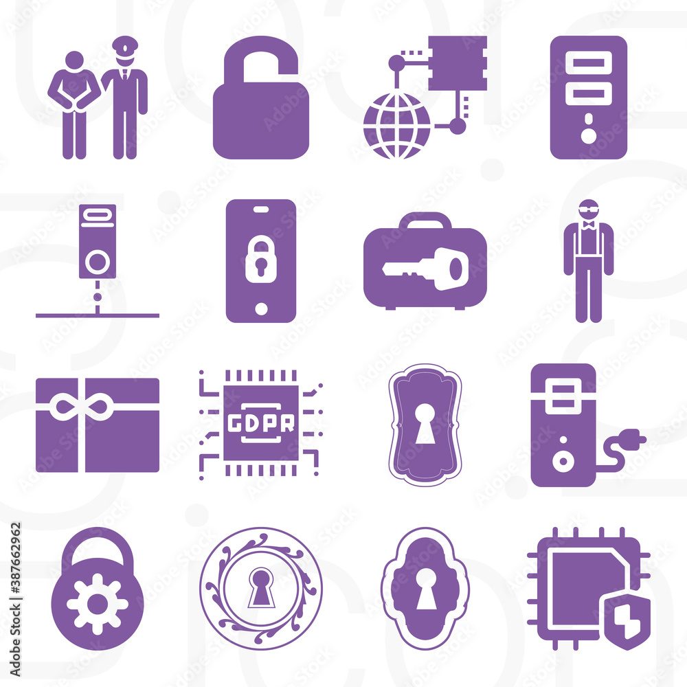 16 pack of mother board filled web icons set 16 pack of mother board filled web icons set