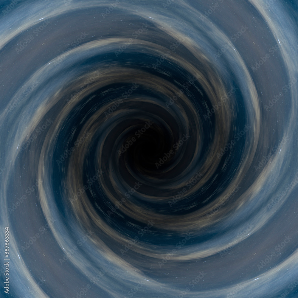 A vortex tunnel in a blue sky full of stars. Dreamy sci-fi illustration.
A vortex tunnel in a blue sky full of stars. Dreamy sci-fi illustration.