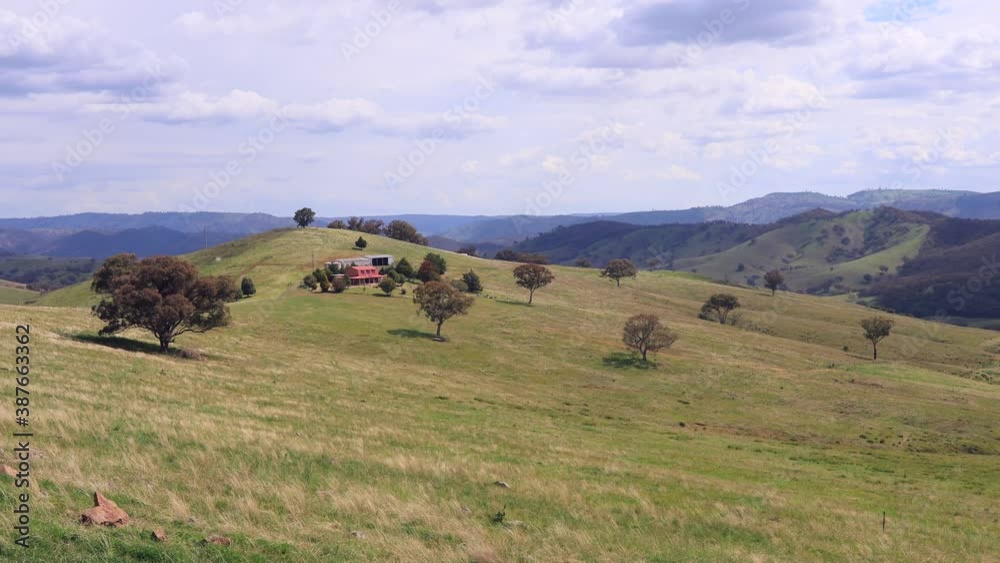 Sofala agriculture farms and grazing hills of Australia Central West NSW – 4k.
Sofala agriculture farms and grazing hills of Australia Central West NSW – 4k.