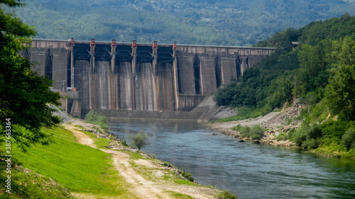 dam on the river