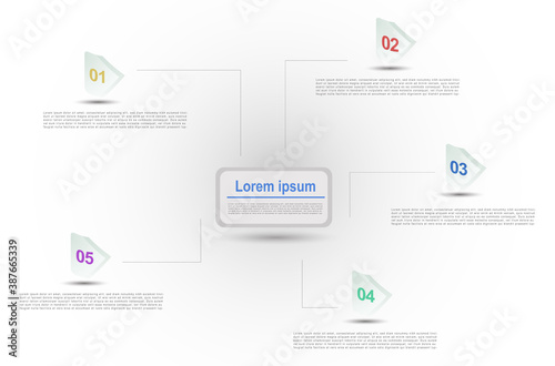 Simple infographic business template vector illustration,eps 10.