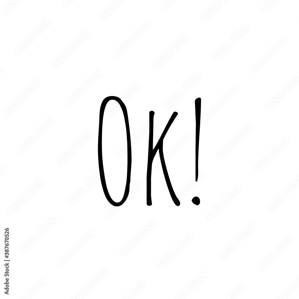 ''Ok'' Sign ''Ok'' Sign
