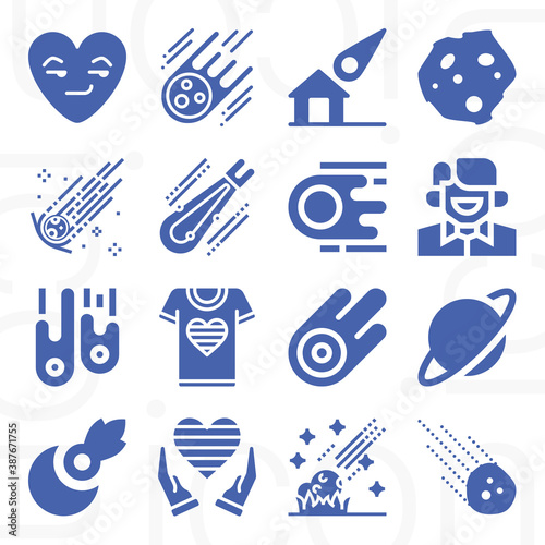 16 pack of proud  filled web icons set