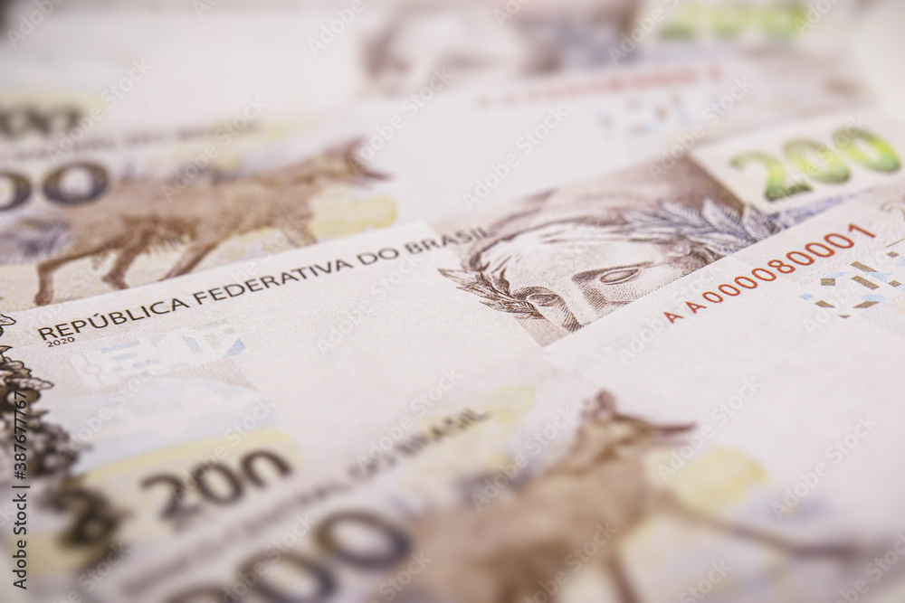 two hundred reais bill from brazil, new 200 reais bill, money from brazil. Grand Prize Concept two hundred reais bill from brazil, new 200 reais bill, money from brazil. Grand Prize Concept