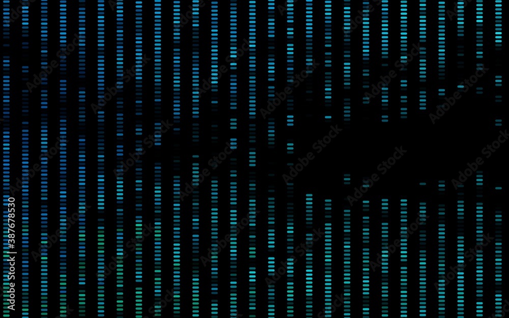 Dark BLUE vector background with straight lines.