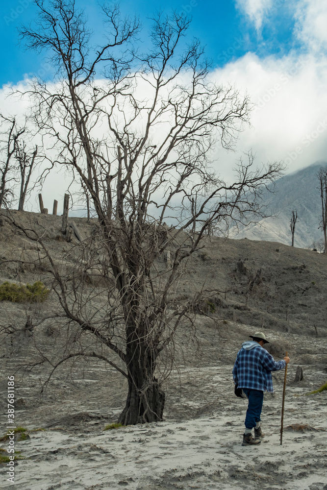 Obraz premium Turrialba Volcano, Turrialba, Cartago. Costa Rica