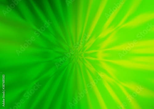 Light Green vector abstract blurred template.