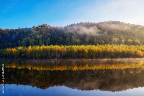 The autumn landscape of Singanense of China. photo