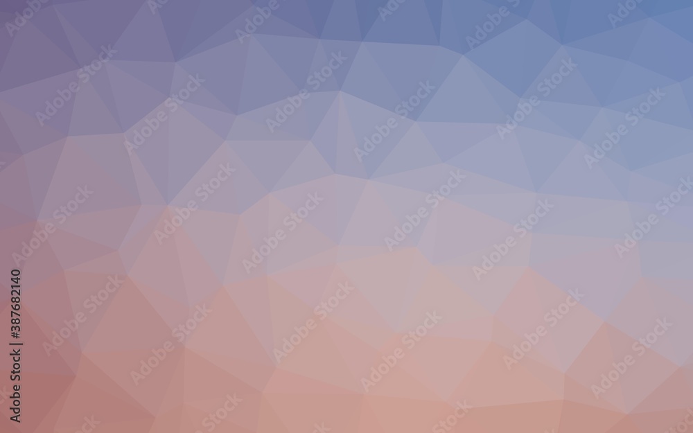 Light Blue, Red vector polygonal pattern. Light Blue, Red vector polygonal pattern.
