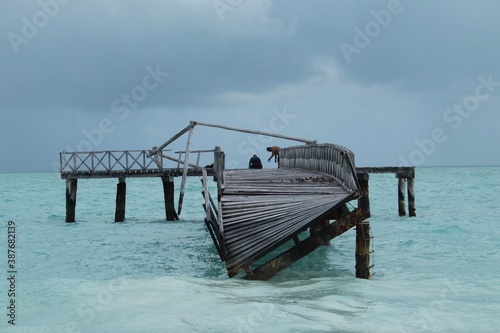 pier on the beach