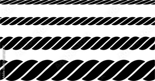 rope vector illustration isolated on background