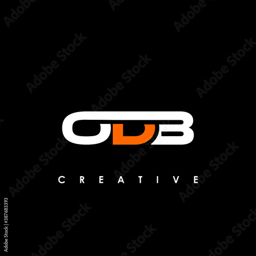 ODB Letter Initial Logo Design Template Vector Illustration 