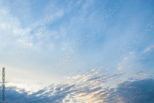 clouds at sunset altocumulus warm