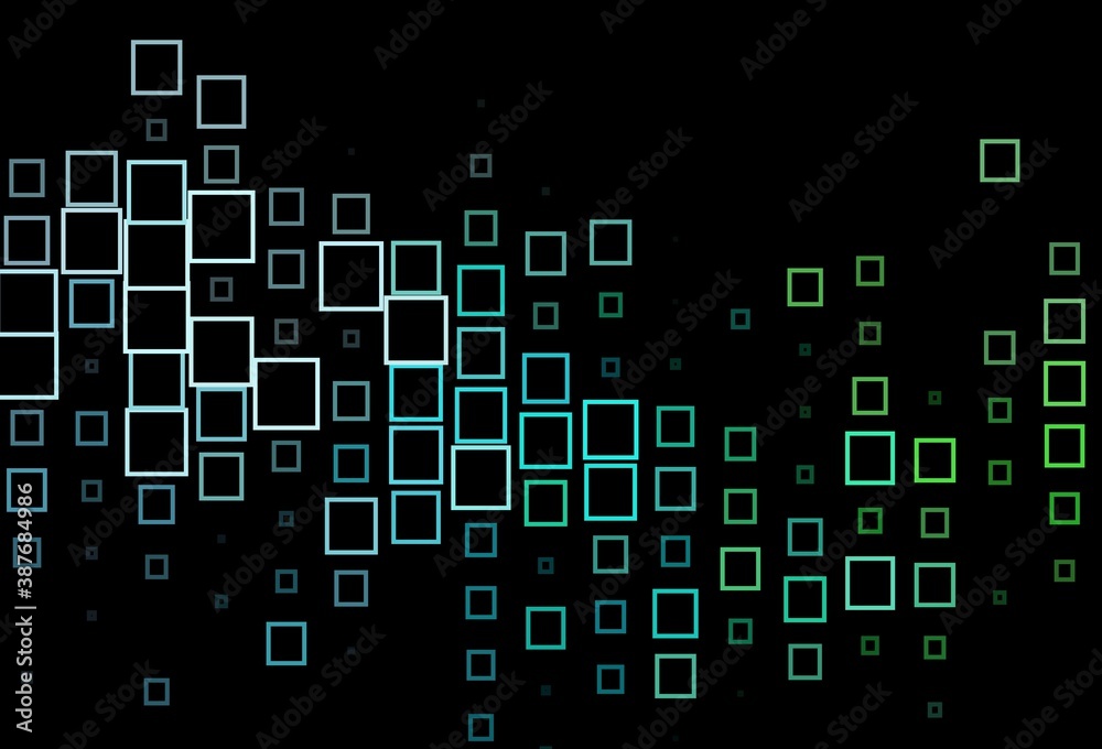 Dark Blue, Green vector layout with lines, rectangles. Dark Blue, Green vector layout with lines, rectangles.
