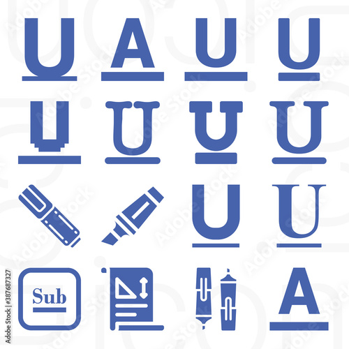 16 pack of drastic  filled web icons set