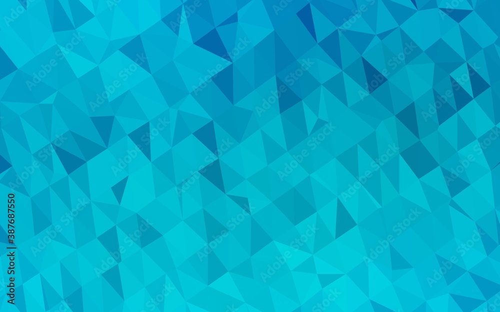Light BLUE vector blurry triangle template. Light BLUE vector blurry triangle template.