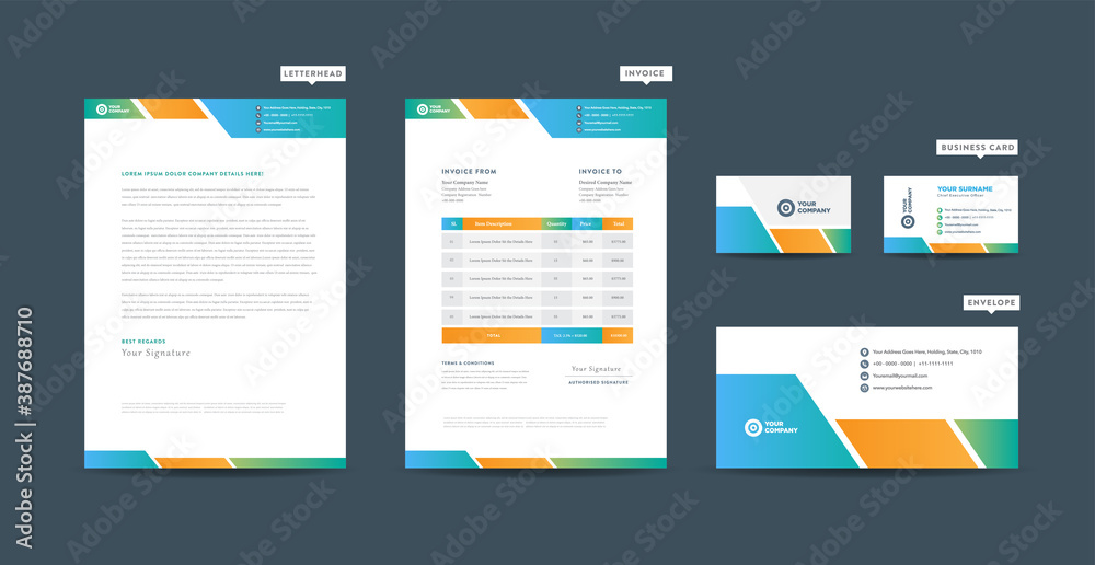 Φωτογραφία Corporate Business Branding Identity  | Stationary Design | Letterhead | Busines