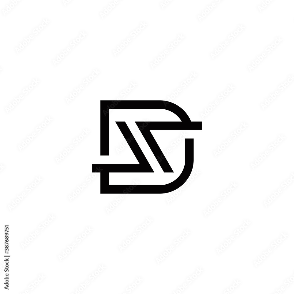 d s ds sd initial logo design vector graphic idea creative d s ds sd initial logo design vector graphic idea creative
