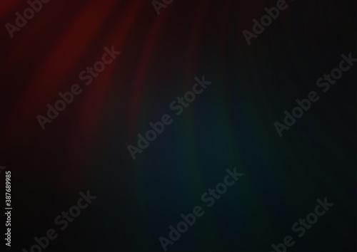 Dark Blue, Red vector modern bokeh pattern.