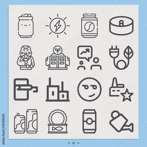 Simple set of might related lineal icons.