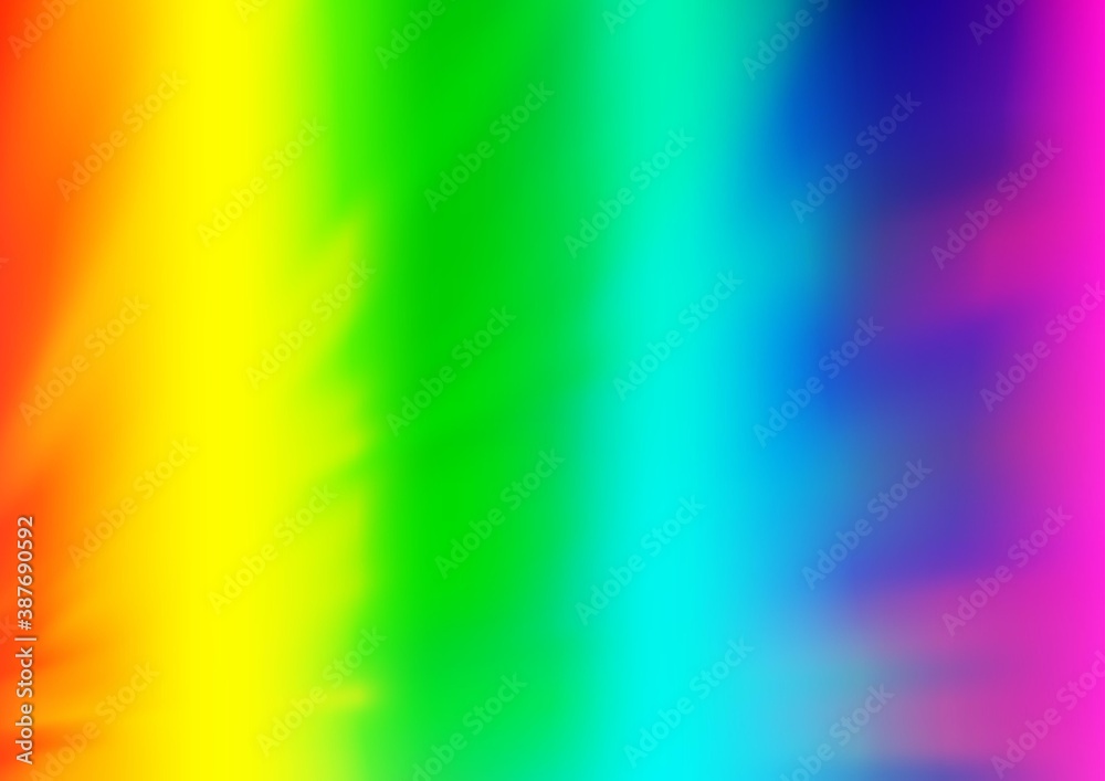 Obraz premium Light Multicolor, Rainbow vector bokeh pattern.