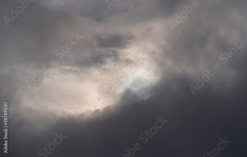 dramatic cloud formation before the rain background texture